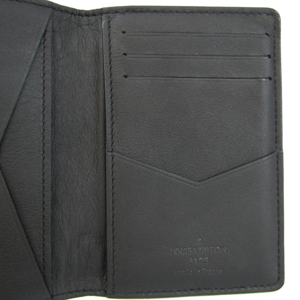 Louis Vuitton Taurillon Organizer De Poche M69044 Leather Card Case Noir - Picture 7 of 9